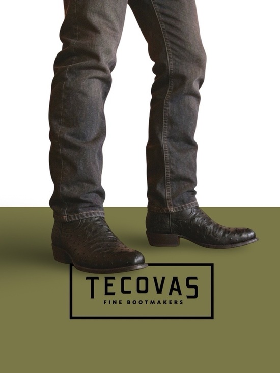Tecovas Other - Tecovas Men’s 9.5 D Full Quill Ostrich “The Wyatt” Pecan